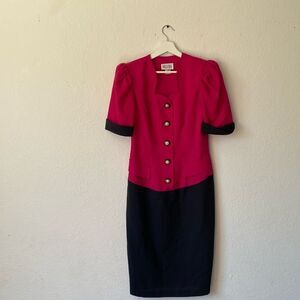 Vintage Melissa Pink Padded Dress